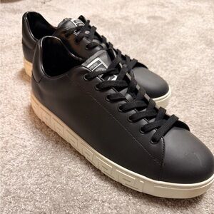 Versace Black and White Men's Sneakers